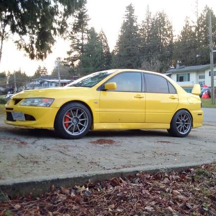 New wheels and lower springs