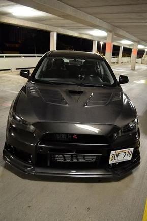 Varis Ver 2 front Bumper w/ Carbon lip and ARC fmic