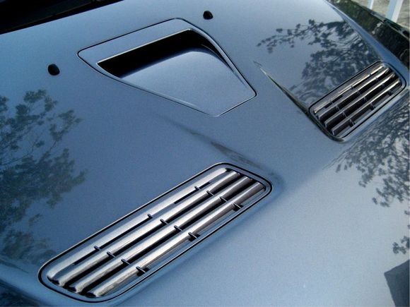 Closeup shots of the hood vents - love the tiny details.