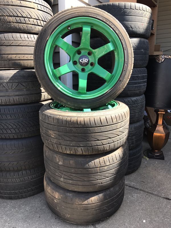 Wheels and Tires/Axles - ROTA GRID wheels rims set of 4 - Used - 2003 to 2006 Mitsubishi Lancer Evolution - Vancouver Wa, WA 98662, United States