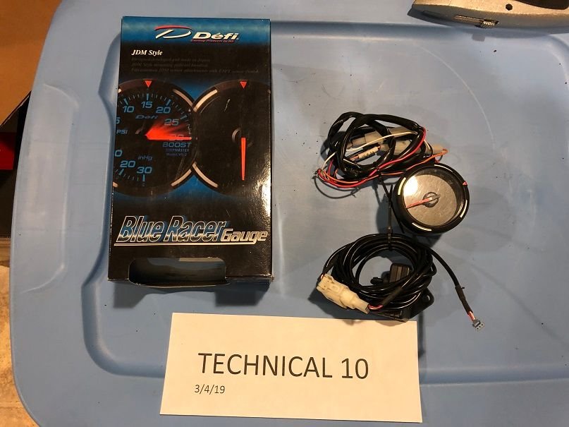 Miscellaneous - Defi Blue Racer 140psi pressure gauge (NIB) and 30-0-30psi boost gauge - Used - 2003 to 2015 Mitsubishi Lancer Evolution - Gambrills, MD 21054, United States