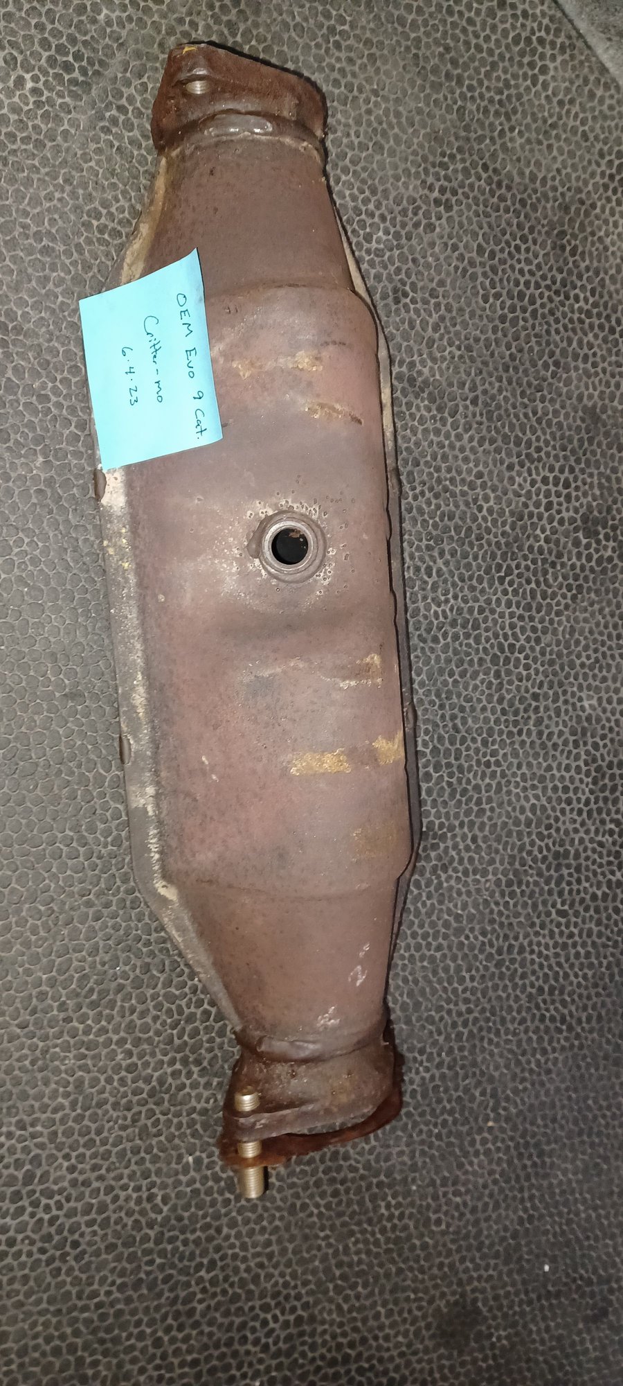 Engine - Exhaust - Evo 9 catalytic converter - Used - 2006 Mitsubishi Lancer Evolution - Riverton, WY 82501, United States