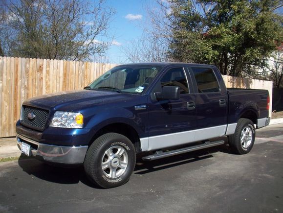 2.5 inch spacer front with 1.5 inch rear block on 265/70/17 tires