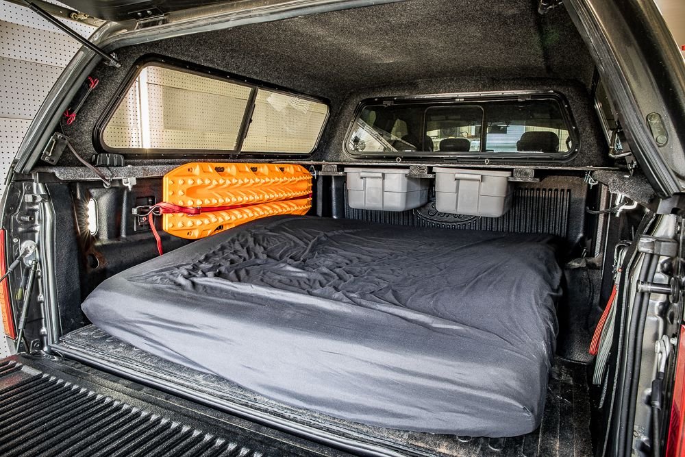 Bed camping setup. Ford F150 Forum Community of Ford Truck Fans