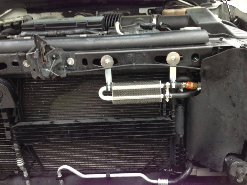 Power steering cooler/condenser leak. Bypass aux cooler? Ford F150