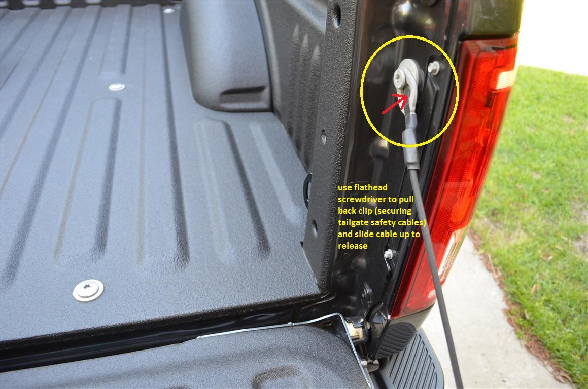 How-To Install- OEM Tailgate damper "tailgate assist" for 2015/2016