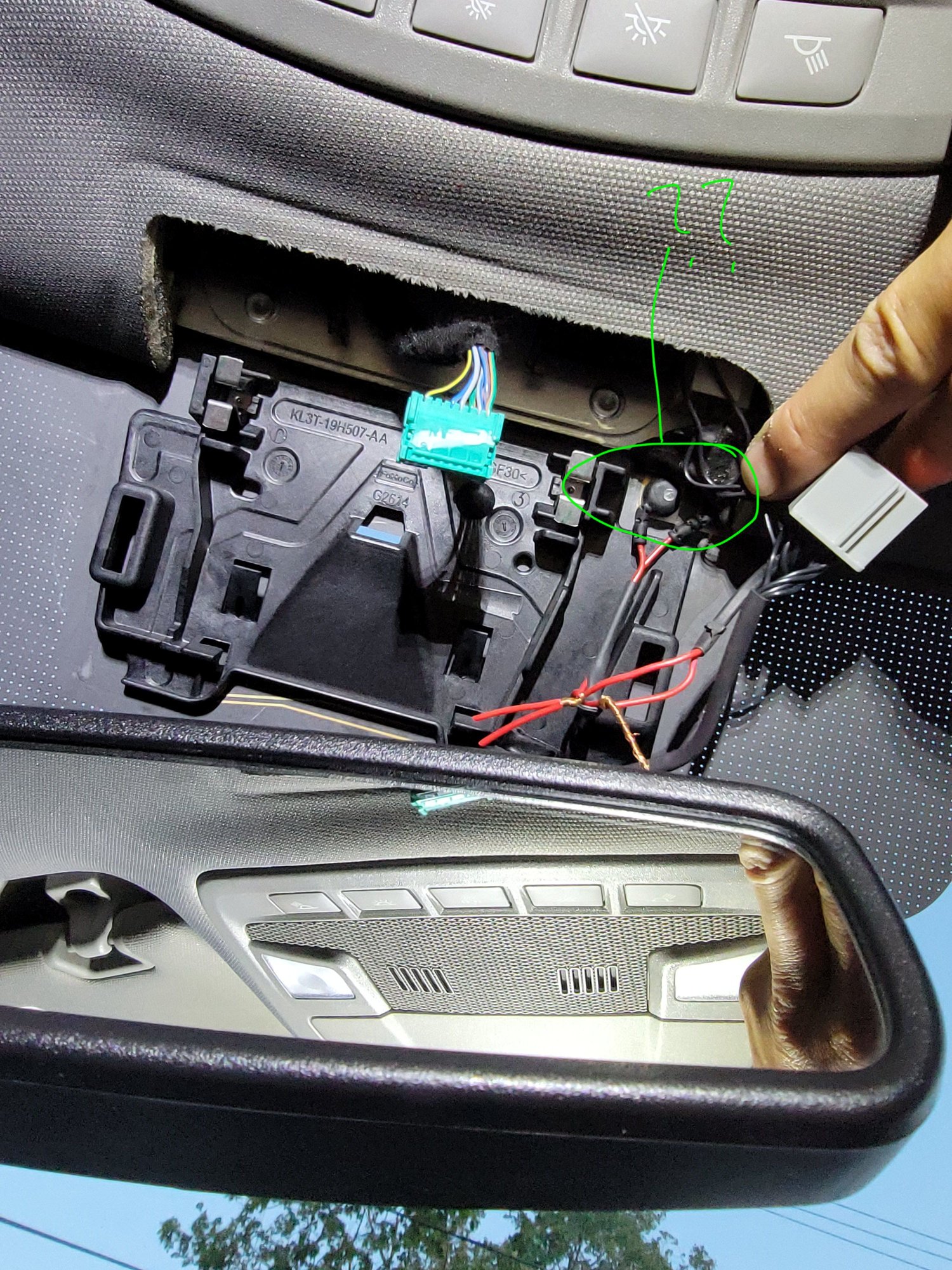 What are these wires for? Above rear view mirror Ford F150 Forum