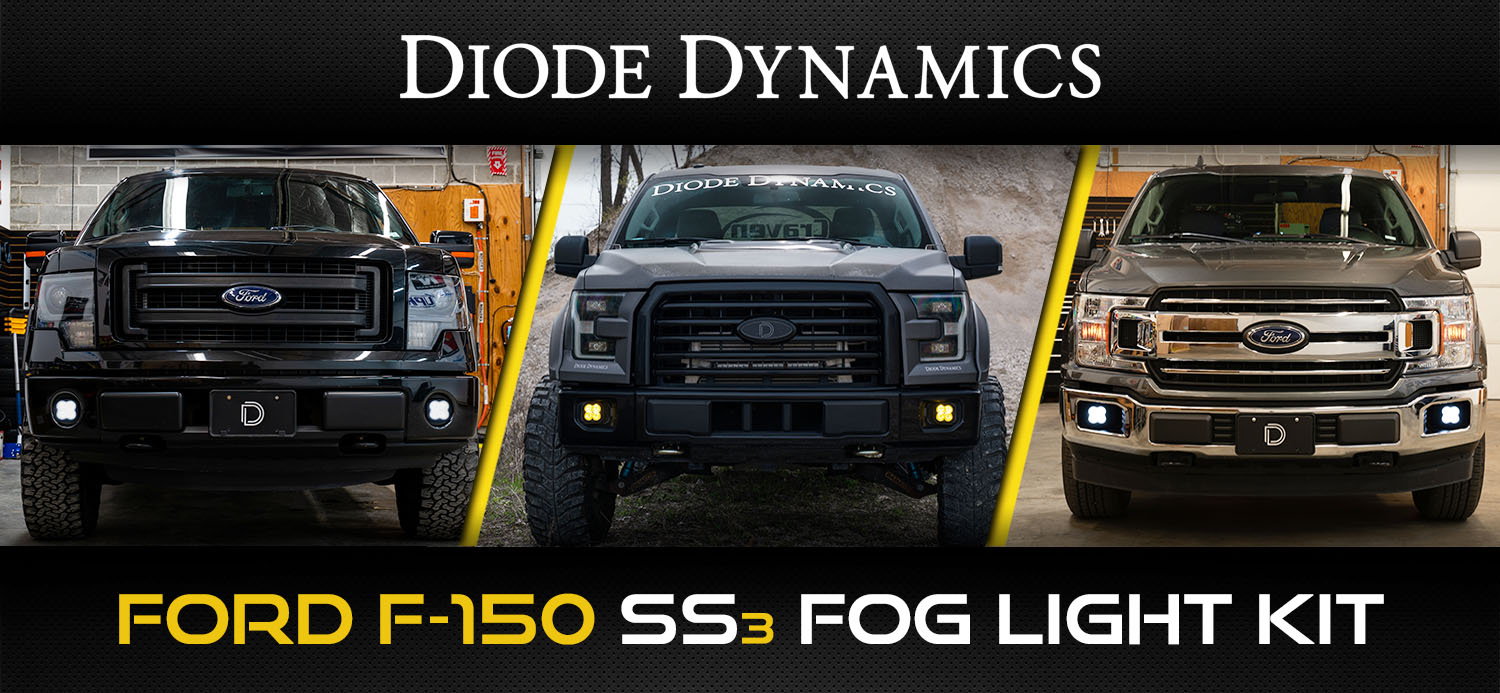 NEW SS3 Fog Light Kits for 2006+ F-150! USA-Made! Bolt-On Install