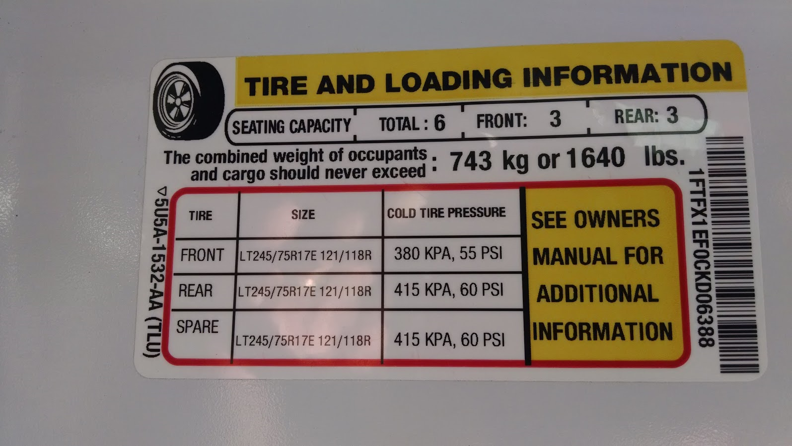 Tires.. LT or P rated Ford F150 Forum Community of Ford Truck Fans
