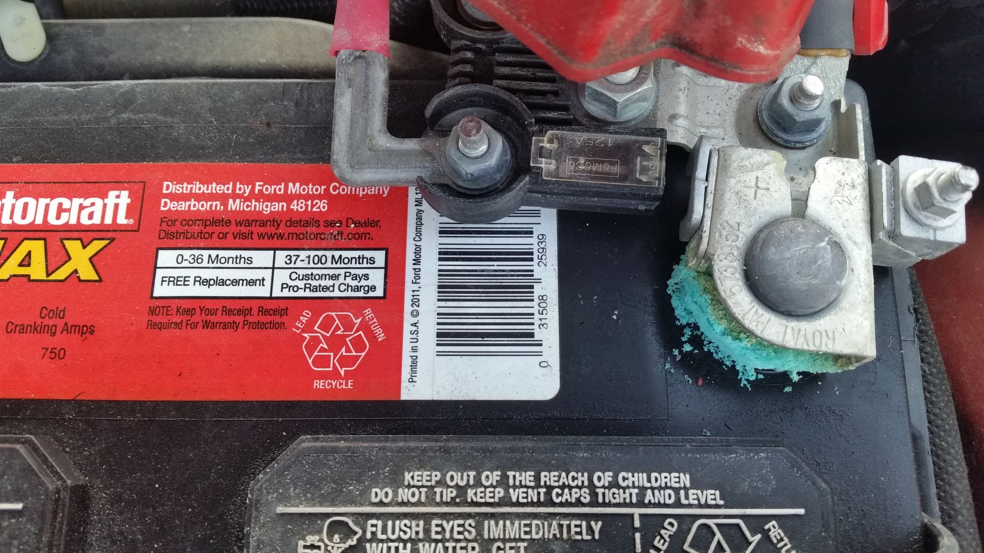 Battery terminal cover () for 2013 that didnt come with one Ford
