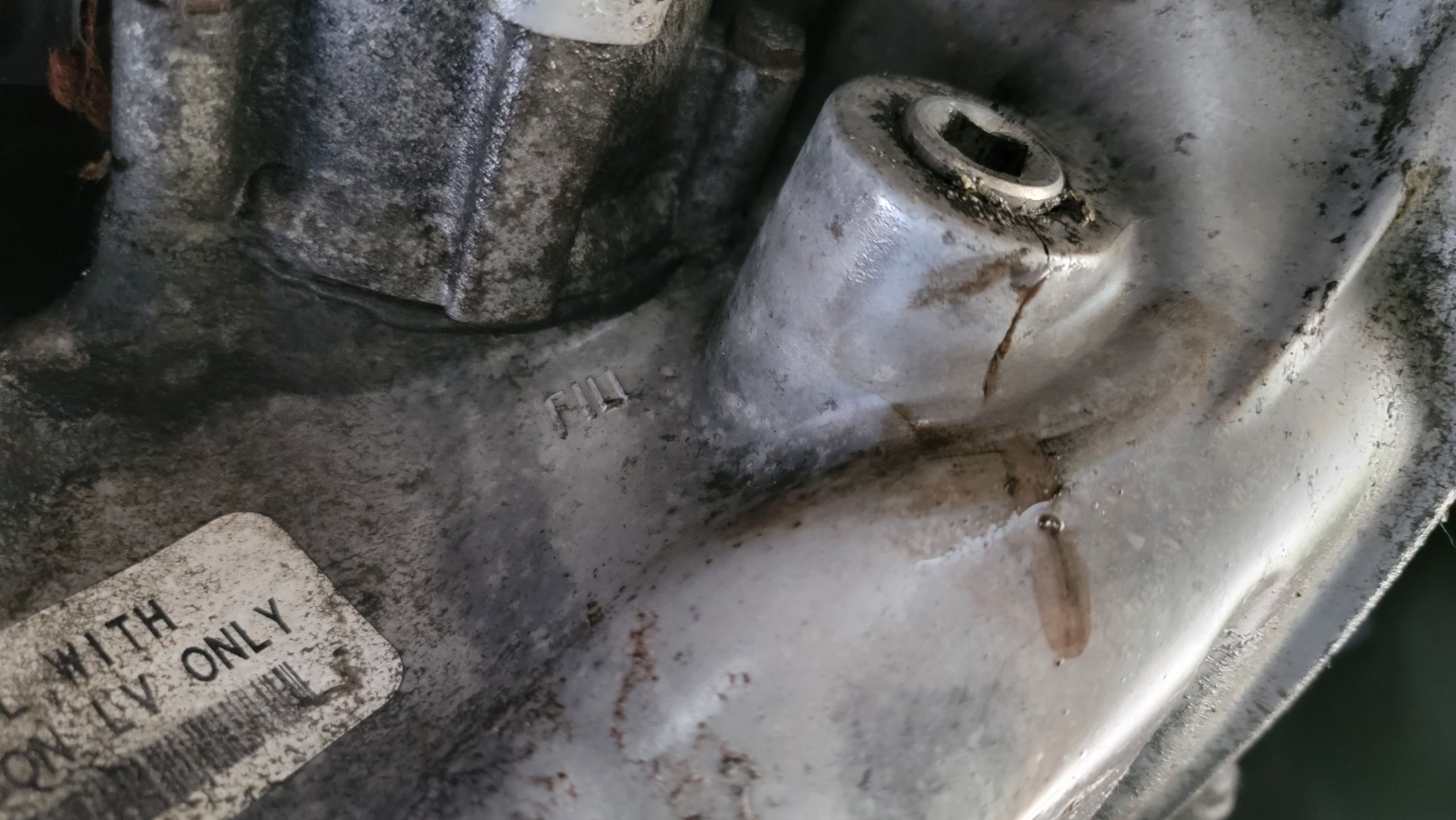 2015 Transfer case cracked at fill hole Ford F150 Forum Community