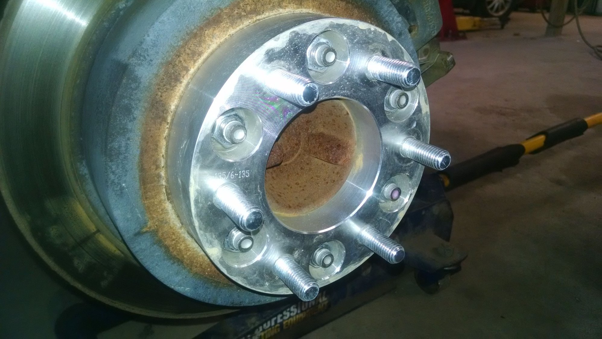 Broken wheel spacer studs Ford F150 Forum Community of Ford Truck Fans