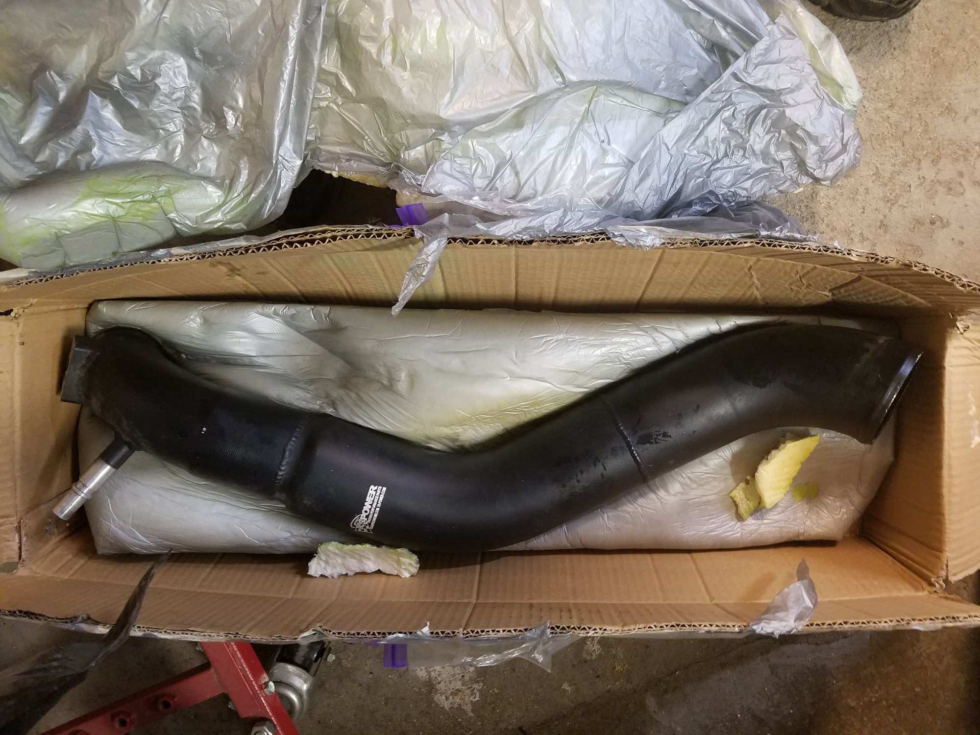 South Central XS Power intercooler and down pipe JMS Boost Maxx and