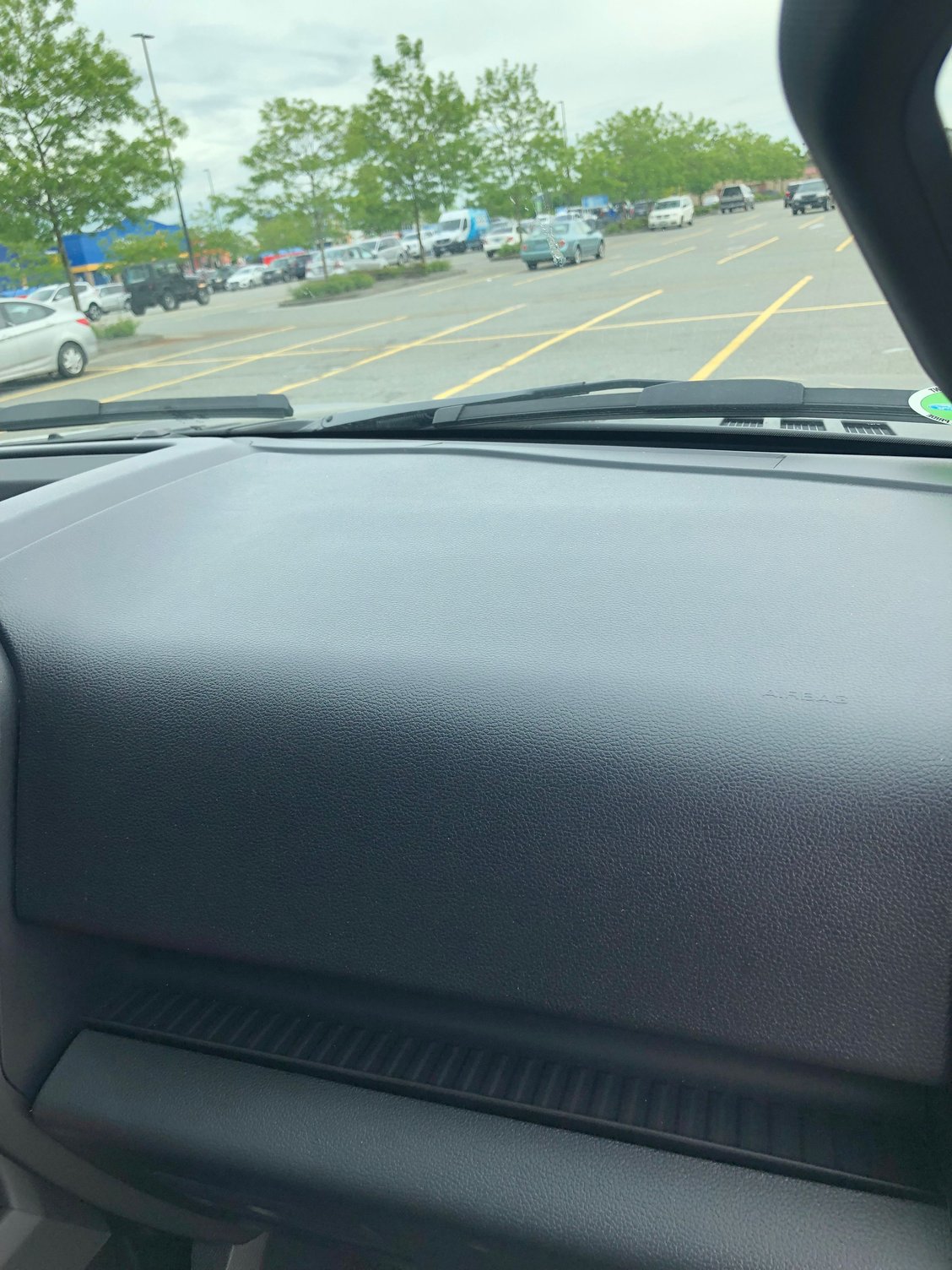 Now the fun begins…. 2019 F-150 warping dash panel near the