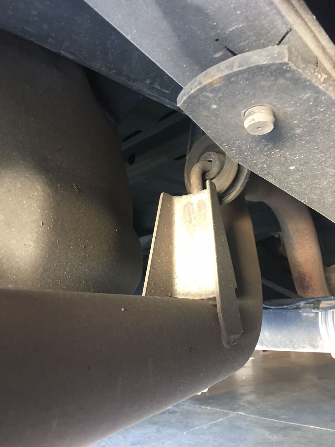 Tail pipe bracket Ford F150 Forum Community of Ford Truck Fans