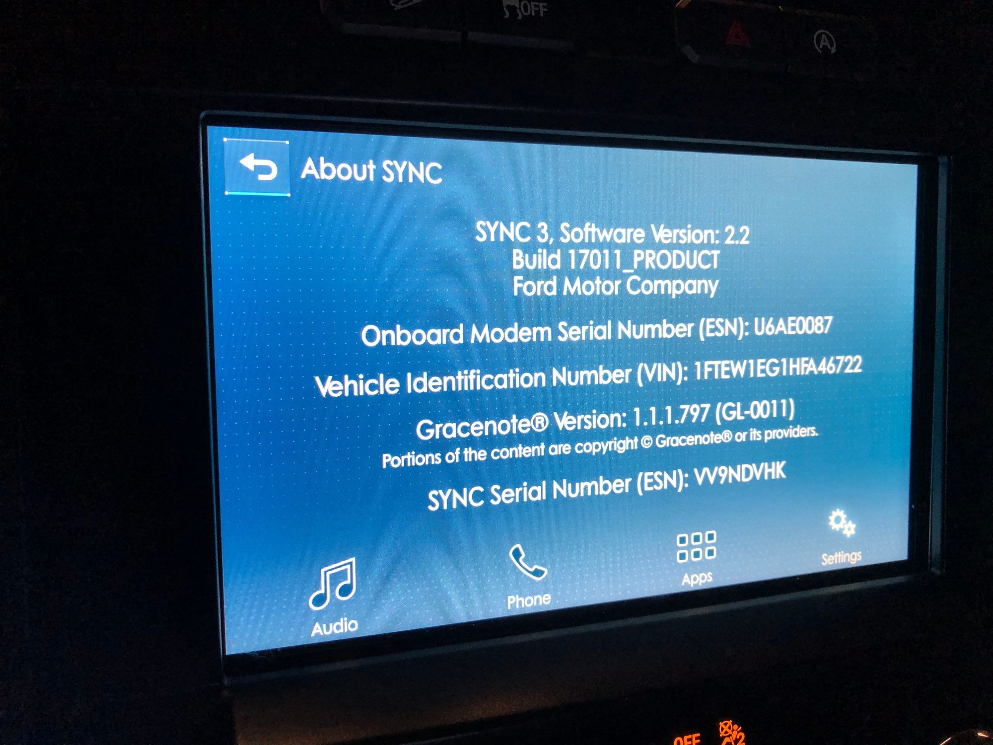 Ford Sync 3 V2.2 Build 16280 Download