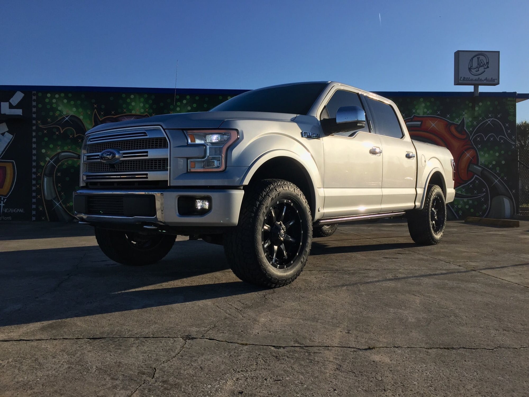 My Leveled 2015 F150 Platinum Page 2 Ford F150 Forum