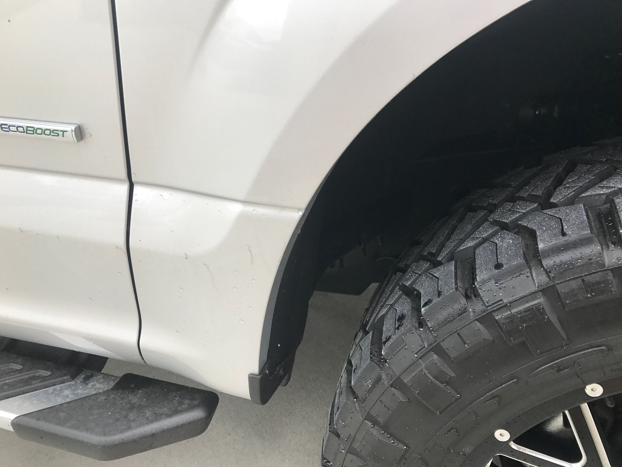 Max Tire Size with 2" Leveling Kit (with Aftermarket Rims) - Ford F150