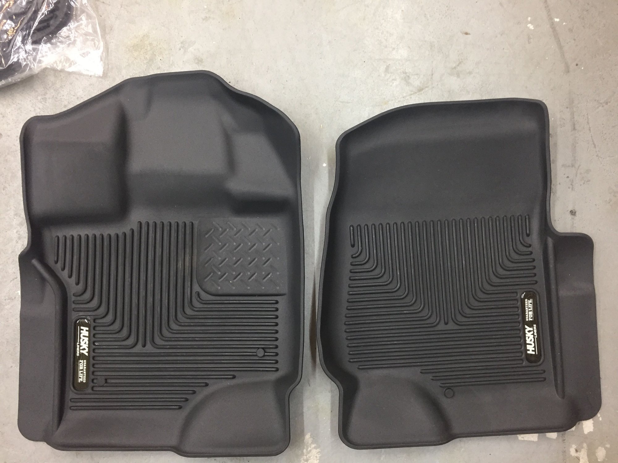 FS 2015+ Ford F150 SUPERCAB Xact Contour Floor Mat Black Front and