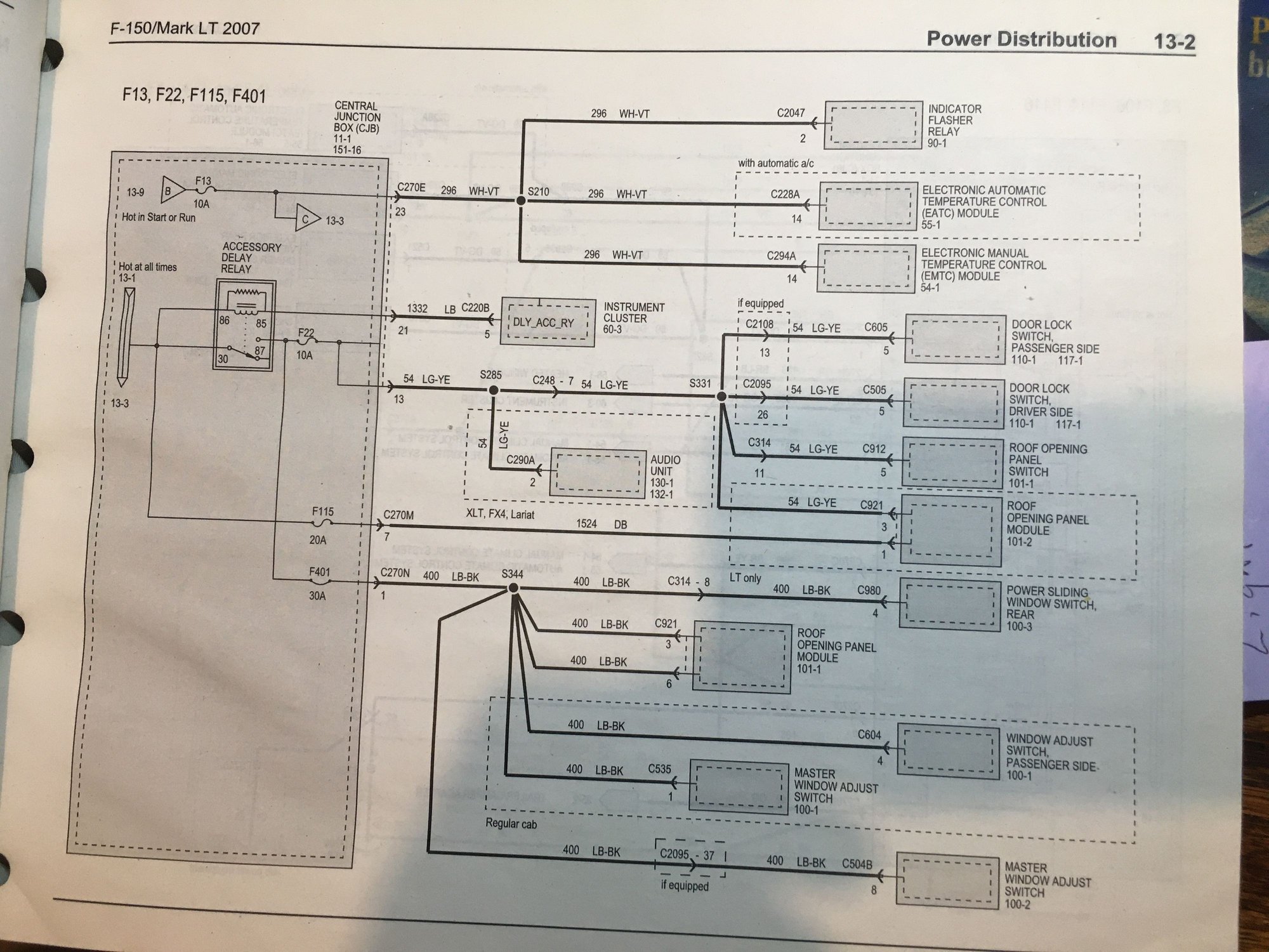 2005 Ford F150 A/c Relay Location