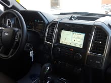 New Sync 3 system. When l went to look at this XLT on the lot, back in 2016. It had the big 8 in screen. Its a dealer option.