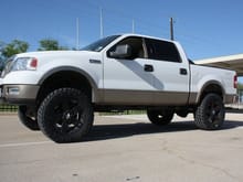 6" rough country lift, 20x10 and 35s done at Status Custom Shop in Rockwall, Tx (972)772_0146