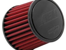Air filter, small, red and black