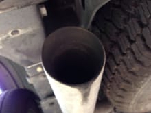 Soot on my 2014 5.0 tailpipes.