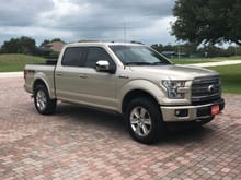 My new F-150. I've been a GM guy for many years, but when I drove this, I'm back to Ford.