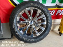 20" OEM Chrome-like PVD wheels