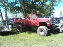 same truck as before but finished and has the paint job