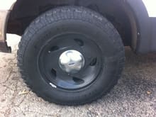 black oem 17&quot; aluminum wheels