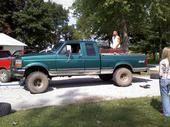 truck with a borrewed set of 33s