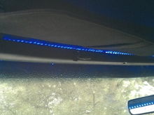 led lights under headliner trim (front and back of trim)