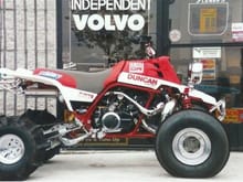 1989 Banchee
Ported, 4mm stroker, High rev pipes, 38mm carbs,k&amp;N filters, 4&quot; longer sw/arm, Very fast. 
ran from 1990 - 2001