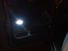5 smd led on door