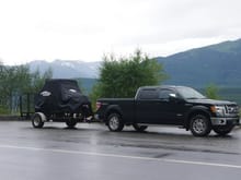 truck and Arctic Cat Prowler