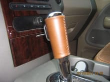 King Ranch leather wrap for shifter