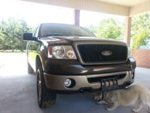 PTM grill surround, black grill, and new ford overlays