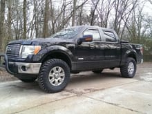 2.5&quot; leveling kit|35&quot; Toyo open country M/Ts