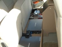 amp rack under back seat