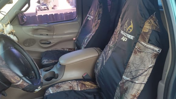 And the new seat covers today