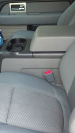 2008 center console in my 2011 F150 XL in place of jump seat