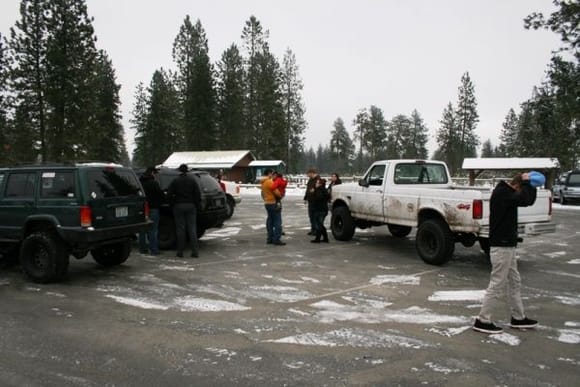 Getting together with a few friends at 7 Mile ORV Park, New Years day 2013.