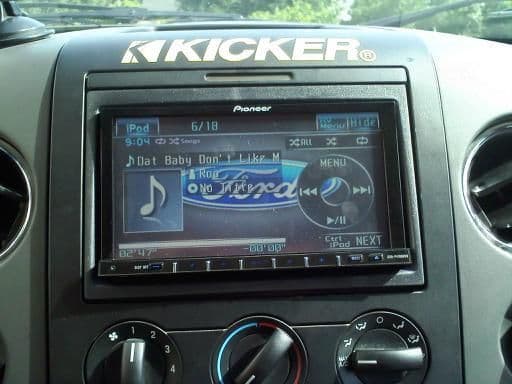 the new pioneer in-dash dvd. new addition