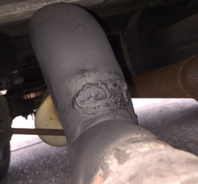 MagnaFlow exaust leak on Helmholtz resonator Ford F150 Forum