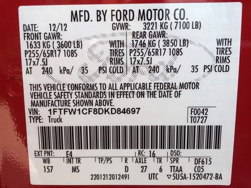 Ford F150 Paint Code E4 edu.svet.gob.gt