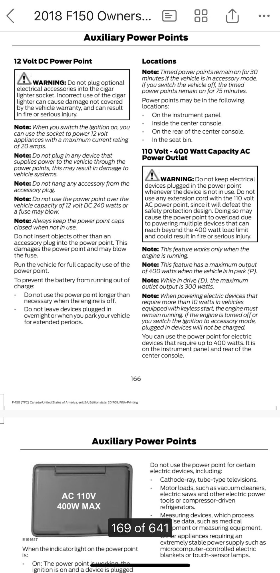 2018 Power inverter question Ford F150 Forum Community of Ford