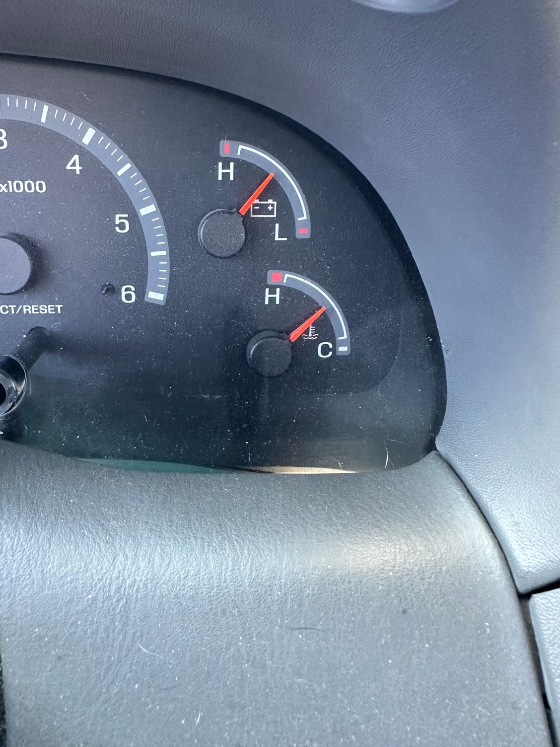 Highest that the temp gauge has gotten up to