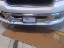 The FX2 lower valance had the tow hook holes cut out.